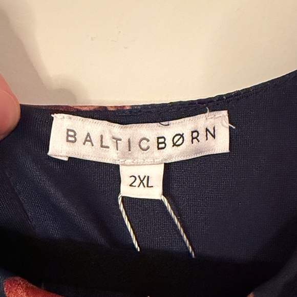 NWT Baltic Born Maxi Dress Floral with Side Slit Womens sz 2X - Picture 13 of 16